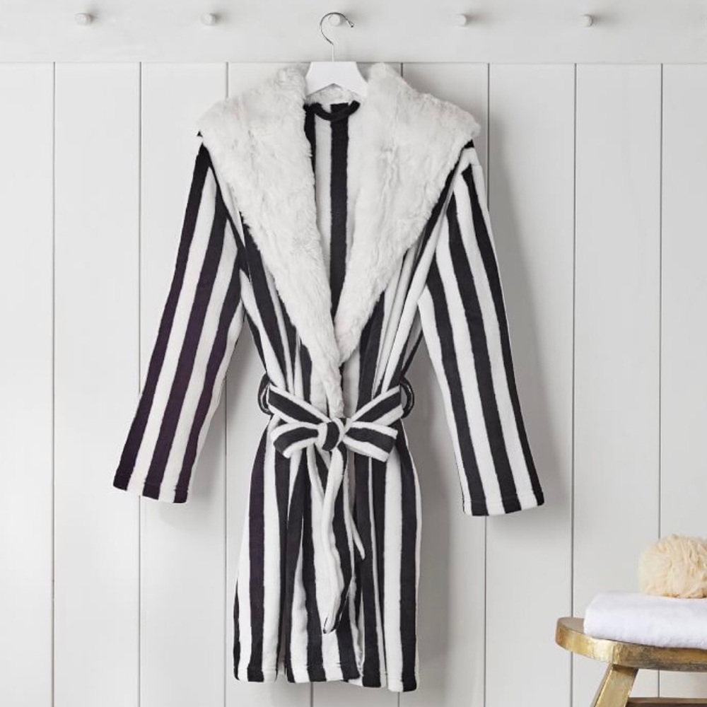 PB Teen Emily & Merritt Circus Stripe Robe